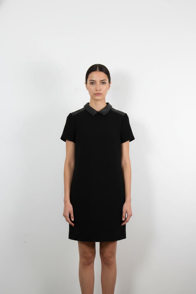 Robe Chemise Noire - Taille L/40
