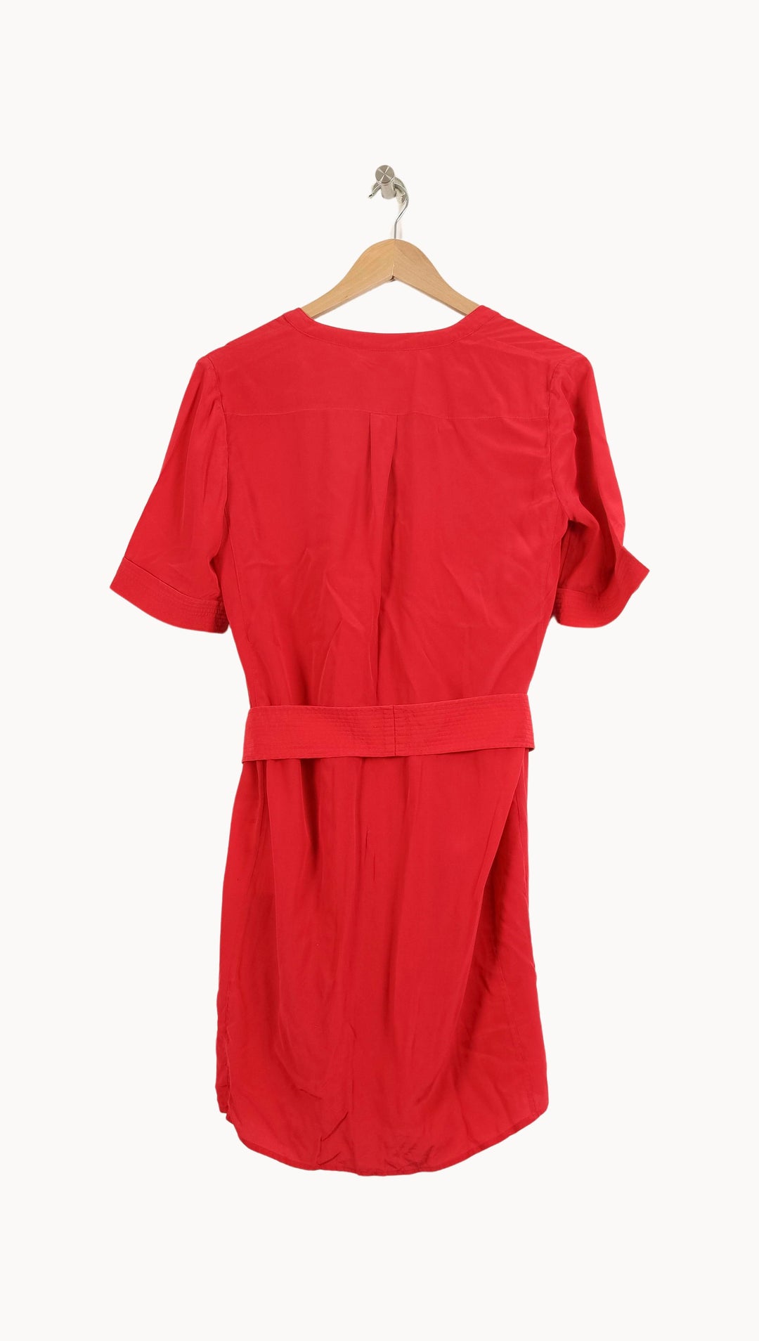 Robe Chemise Rouge - Taille M/38 de la marque ZAPA | PARAD50848 - Vendu par Paradigme - Image 4