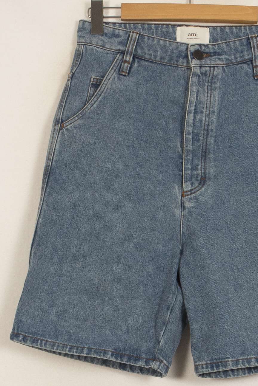 Short en Jean Bleu - Taille L/40 de la marque Ami Paris | PARAD50859 - Vendu par Paradigme - Image 3