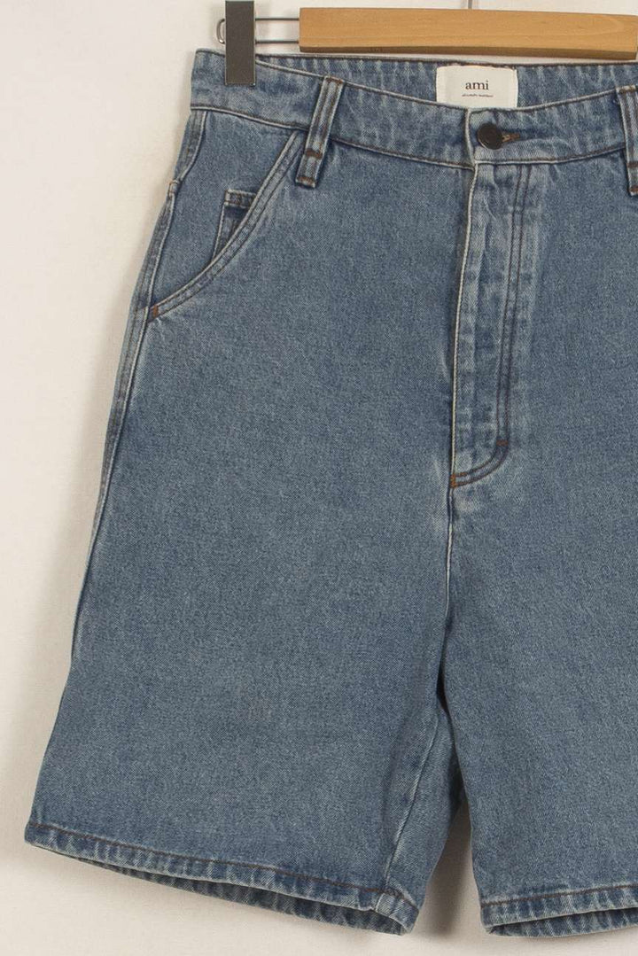 Short en Jean Bleu - Taille L/40 de la marque Ami Paris | PARAD50859 - Vendu par Paradigme - Image 3