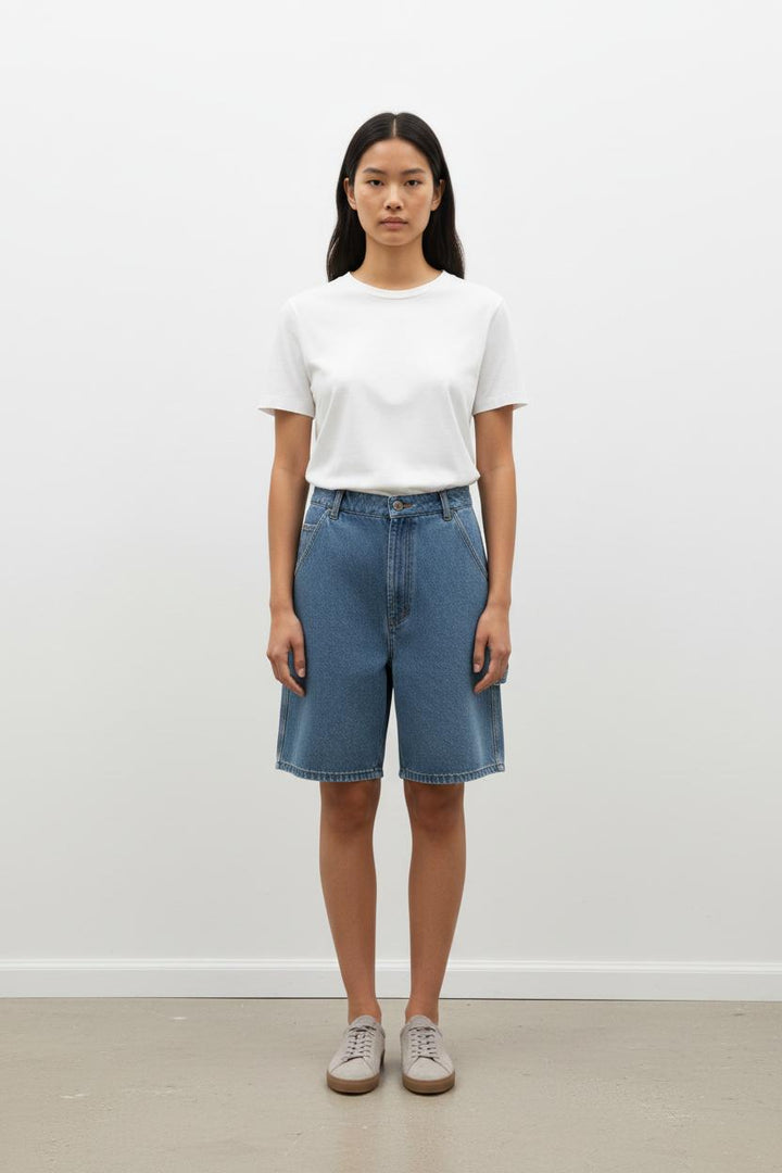 Short en Jean Bleu - Taille L/40