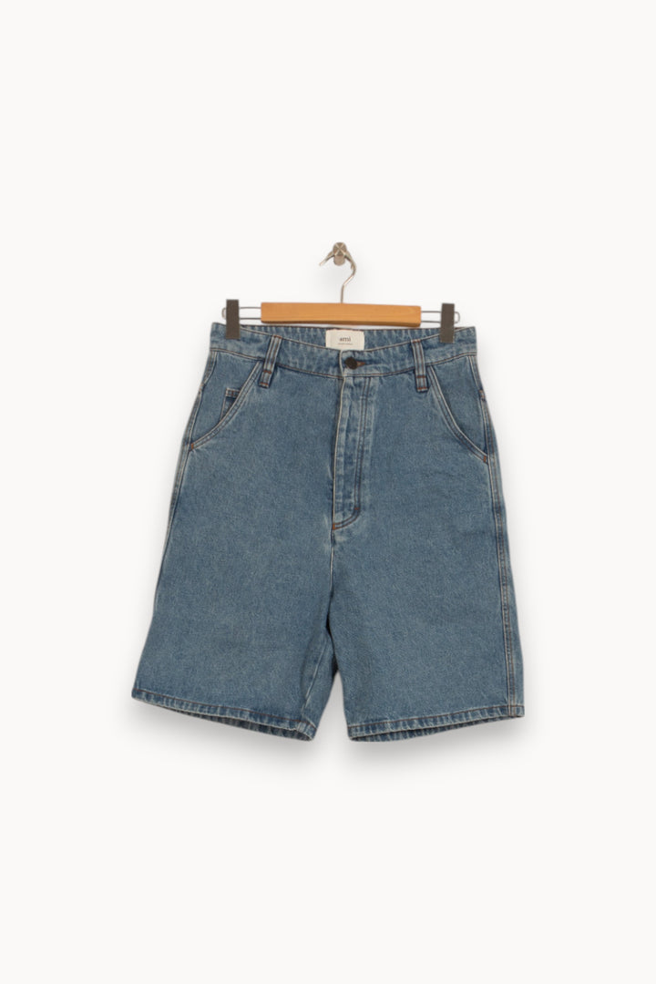 Short en Jean Bleu - Taille L/40 de la marque Ami Paris | PARAD50859 - Vendu par Paradigme - Image 2