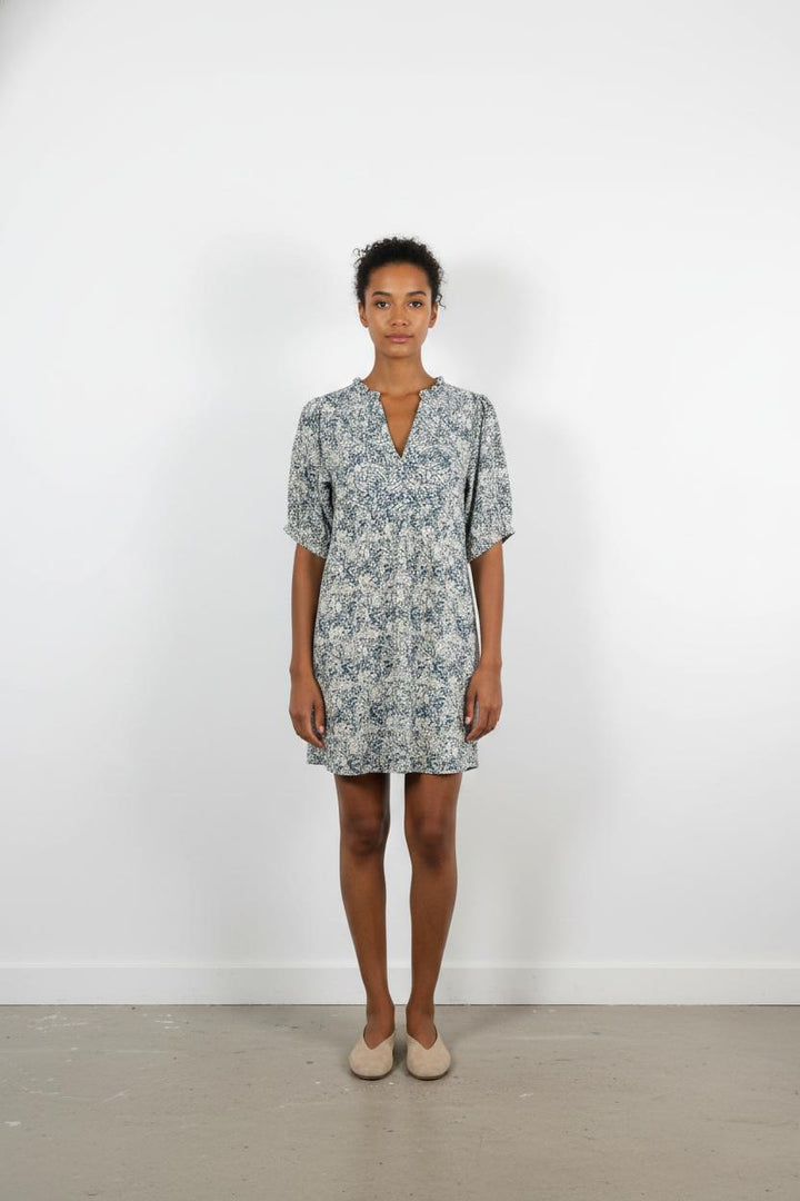 Robe Courte Bleue et Blanche - Taille M/38