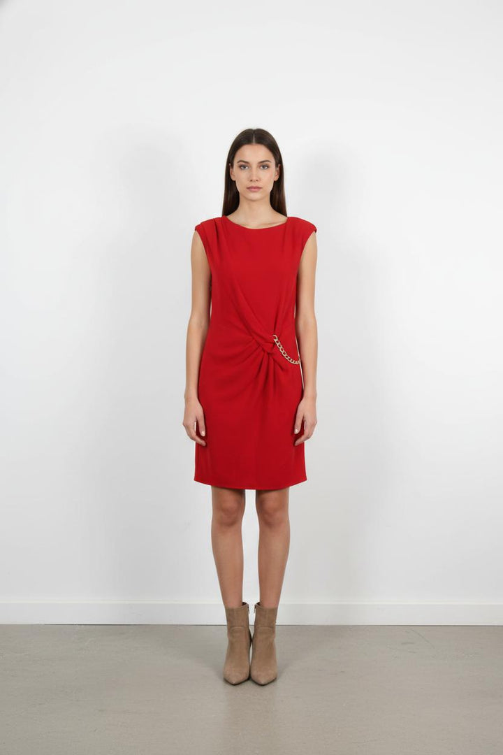 Robe Drapée Rouge - Taille M/38