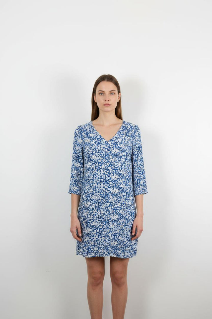 Blouse Bleue et Blanche - Taille S/36