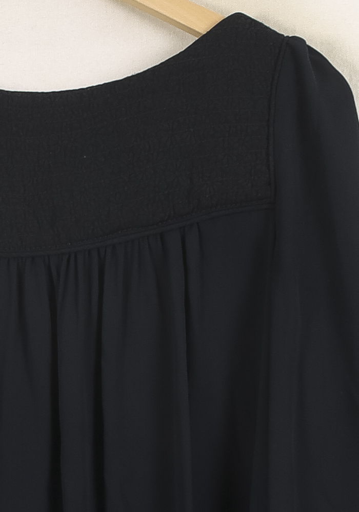 Robe Midi Bleue - Taille L/40 de la marque Claudie Pierlot | PARAD50890 - Vendu par Paradigme - Image 3
