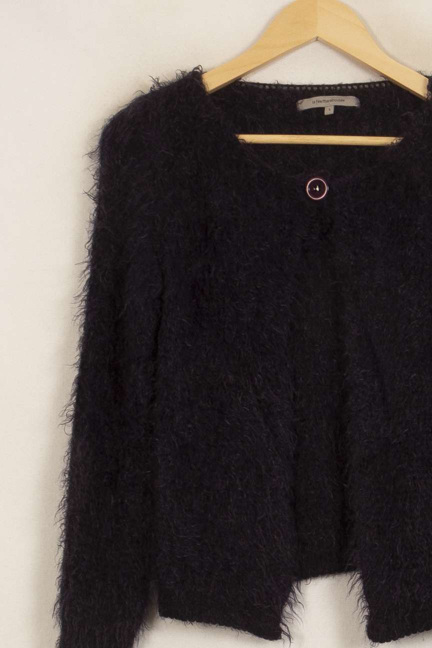 Gilet Violet - Taille S/36 de la marque La Fée Maraboutée | PARAD50898 - Vendu par Paradigme - Image 3