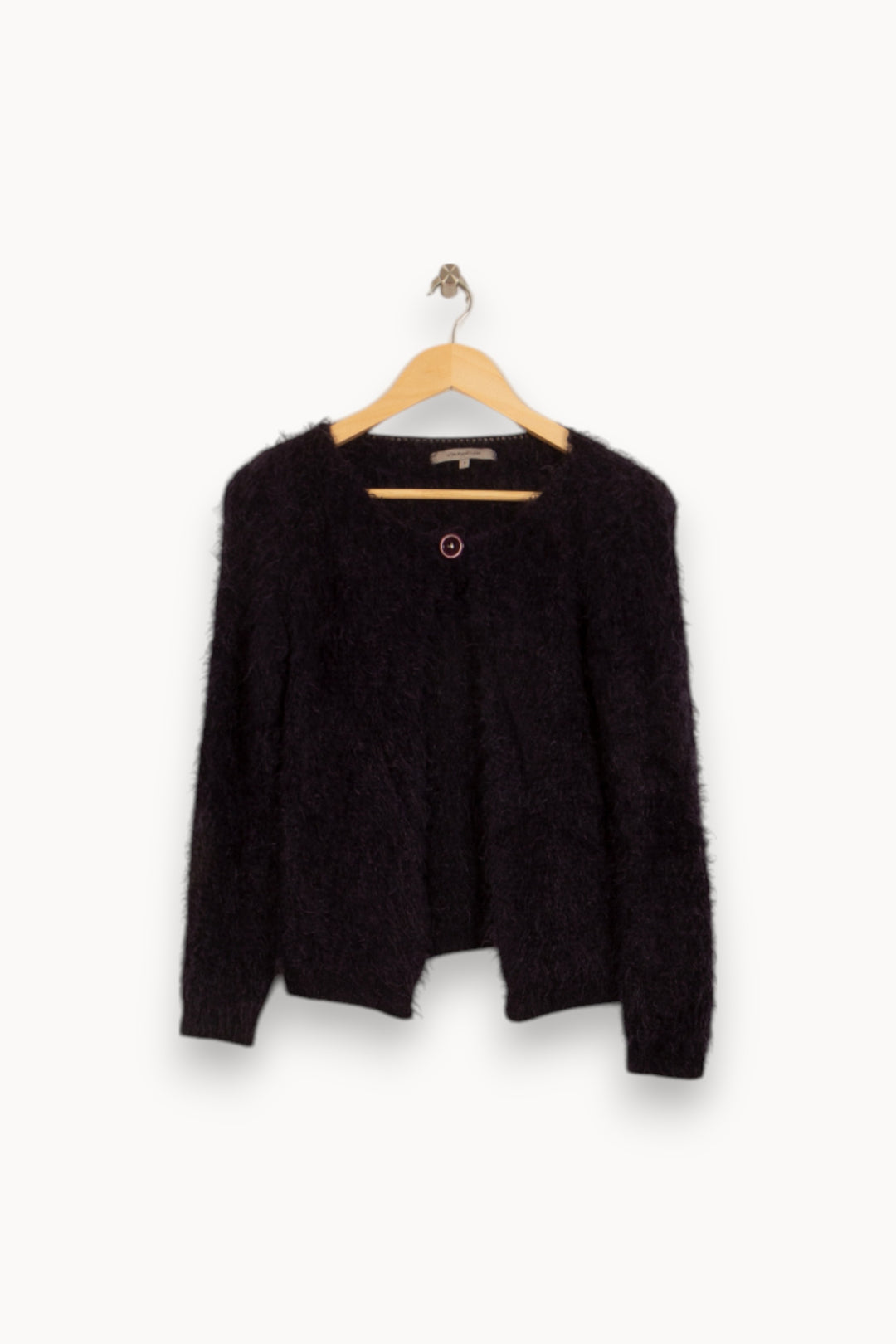 Gilet Violet - Taille S/36 de la marque La Fée Maraboutée | PARAD50898 - Vendu par Paradigme - Image 2
