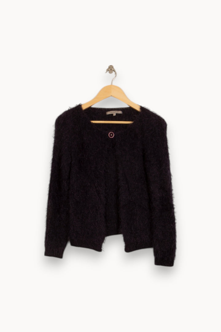 Gilet Violet - Taille S/36 de la marque La Fée Maraboutée | PARAD50898 - Vendu par Paradigme - Image 2