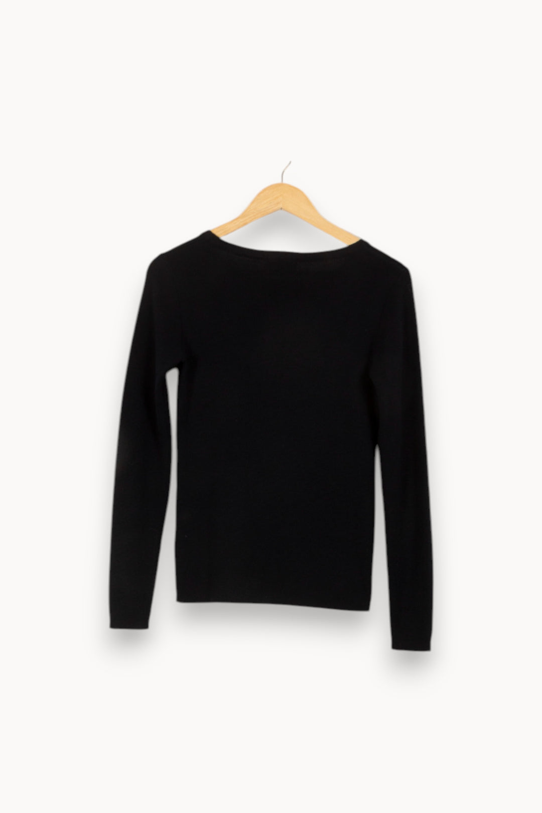 Pull Noir - Taille S/36 de la marque Caroll | PARAD50899 - Vendu par Paradigme - Image 4