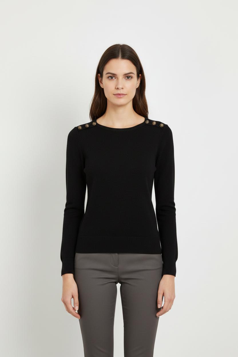 Pull Noir - Taille S/36
