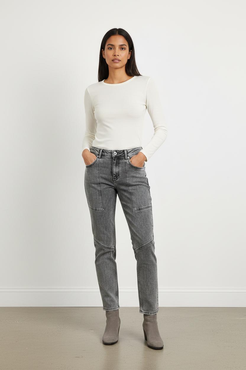 Jean Gris - Taille S/36