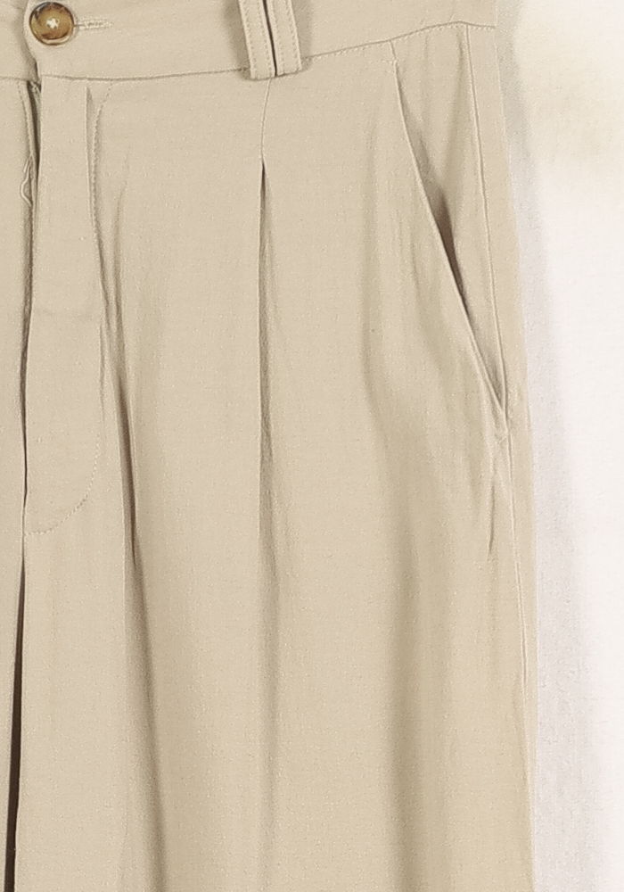 Pantalon Large Beige - Taille S/36 de la marque Orta | PARAD50911 - Vendu par Paradigme - Image 3