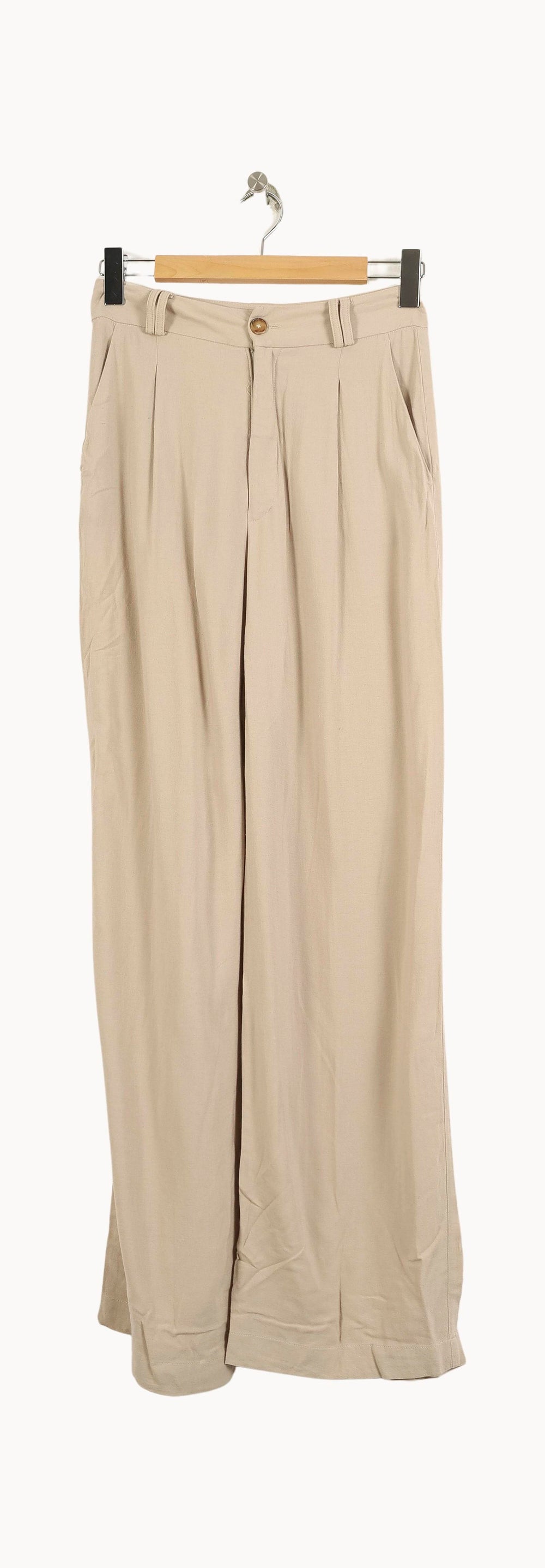 Pantalon Large Beige - Taille S/36 de la marque Orta | PARAD50911 - Vendu par Paradigme - Image 2