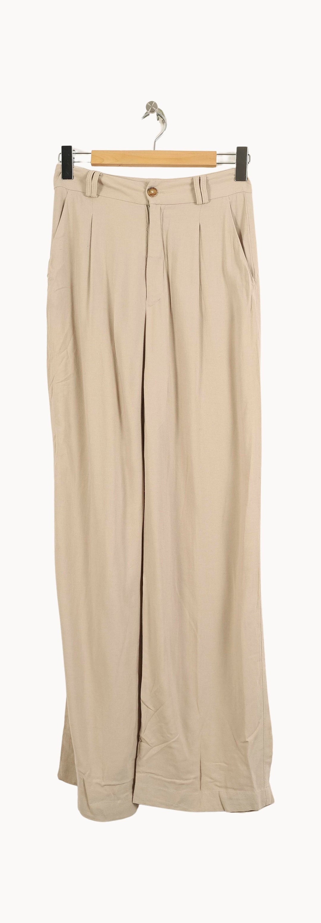 Pantalon Large Beige - Taille S/36 de la marque Orta | PARAD50911 - Vendu par Paradigme - Image 2