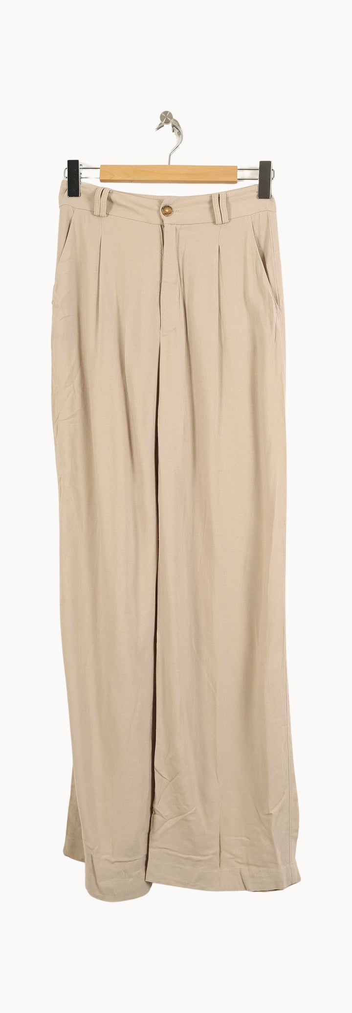 Pantalon Large Beige - Taille S/36 de la marque Orta | PARAD50911 - Vendu par Paradigme - Image 2