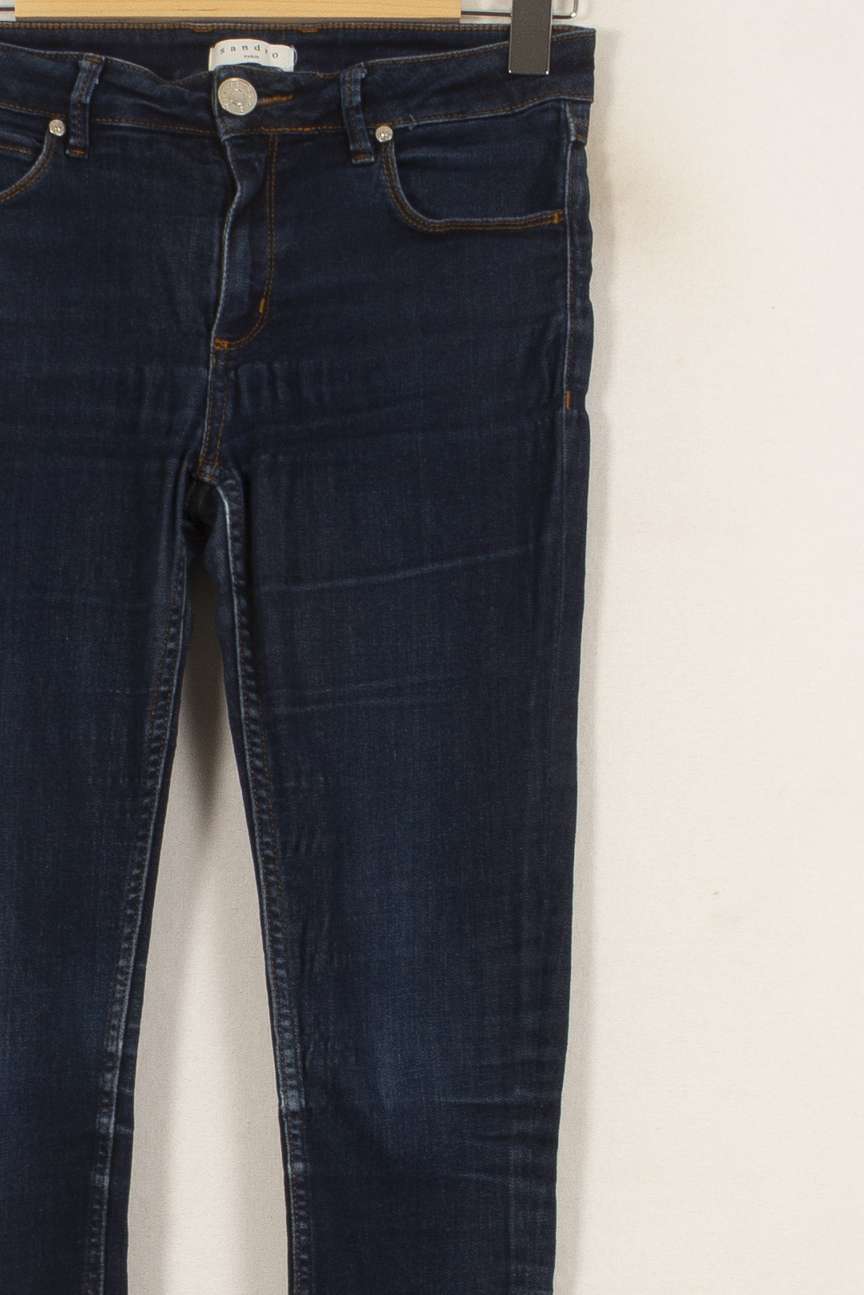 Jean Skinny Bleu - Taille L/40 de la marque Sandro | PARAD50914 - Vendu par Paradigme - Image 3