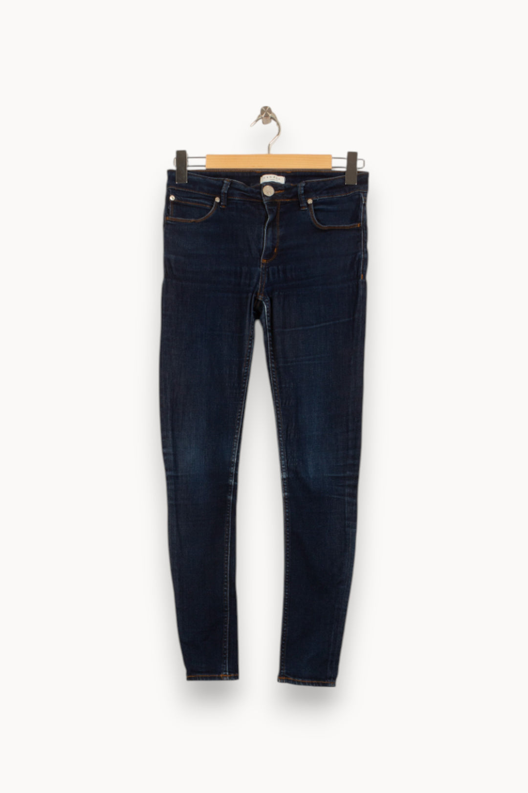 Jean Skinny Bleu - Taille L/40 de la marque Sandro | PARAD50914 - Vendu par Paradigme - Image 5