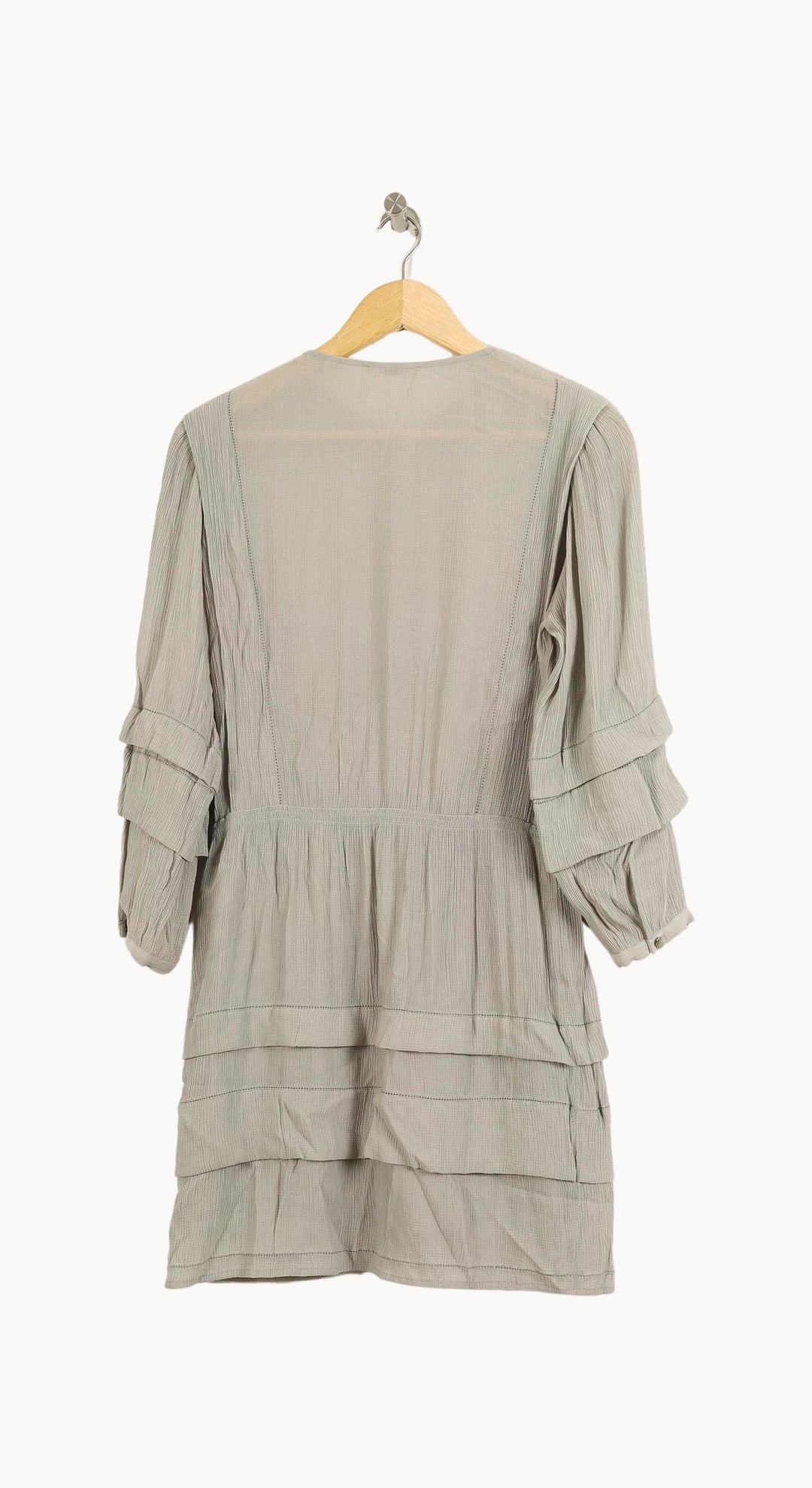 Robe Courte Grise - Taille S/36 de la marque Sessùn | PARAD50916 - Vendu par Paradigme - Image 4