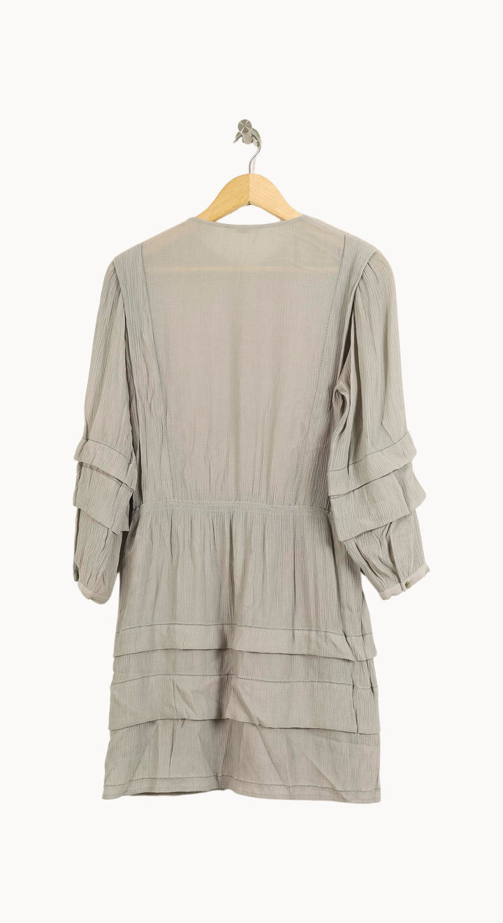 Robe Courte Grise - Taille S/36 de la marque Sessùn | PARAD50916 - Vendu par Paradigme - Image 4