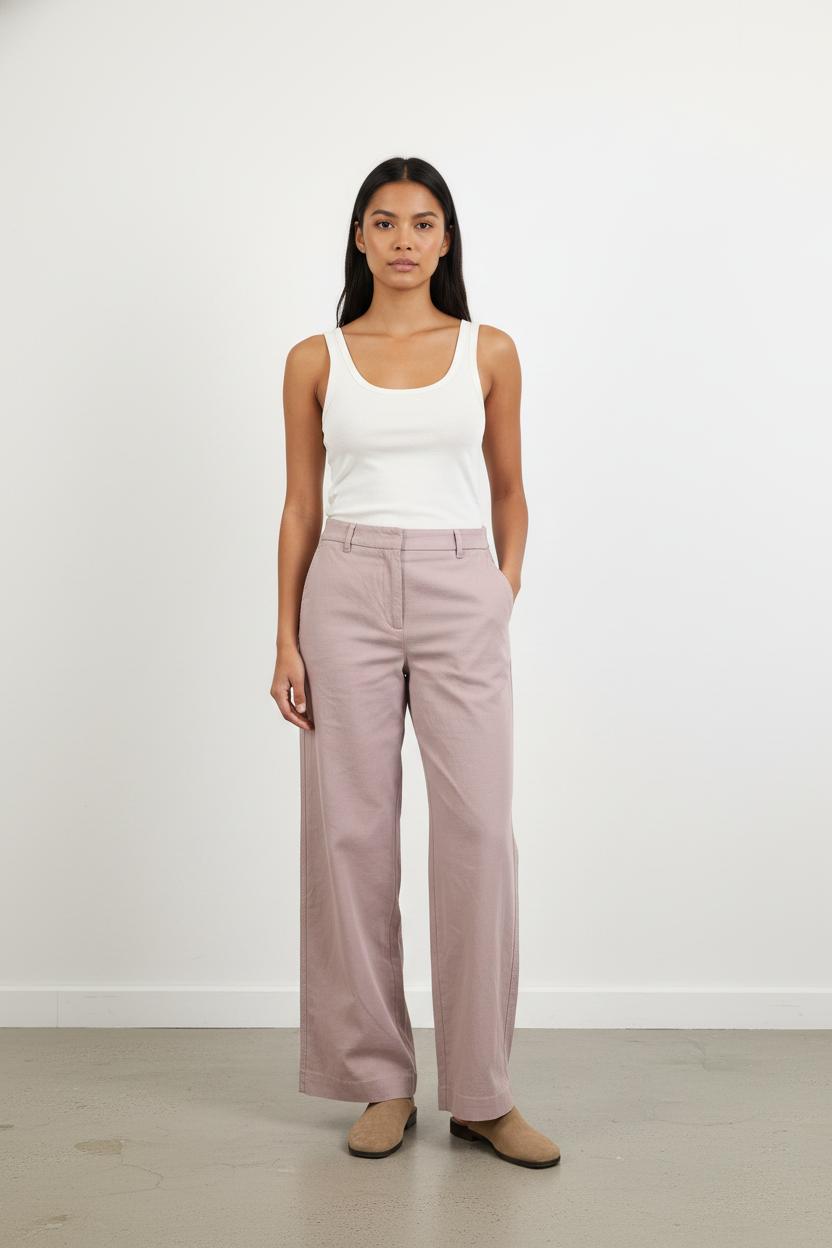 Pantalon Large Violet - Taille S/36