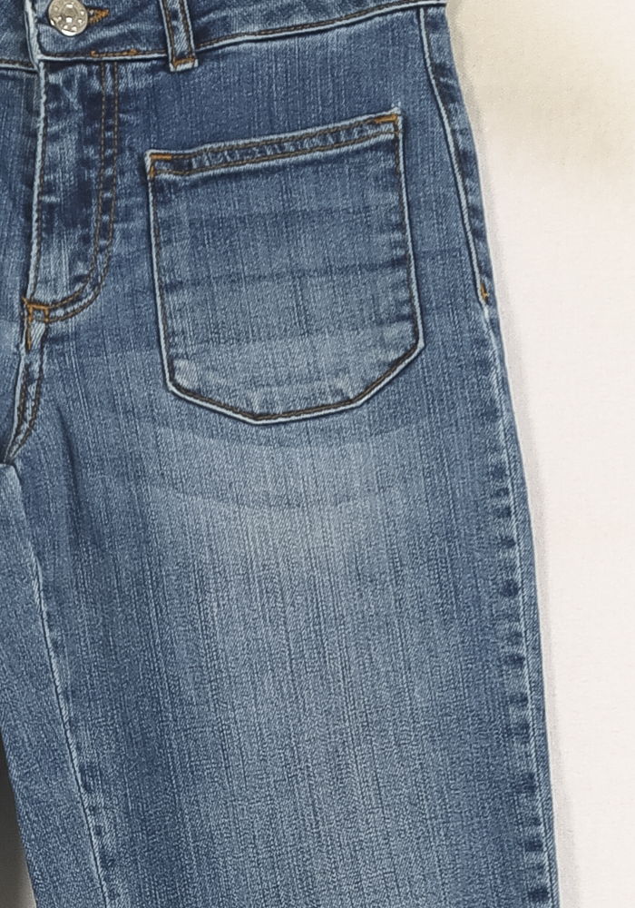 Jean Évasé Bleu - Taille XS/34 de la marque Claudie Pierlot | PARAD50928 - Vendu par Paradigme - Image 3