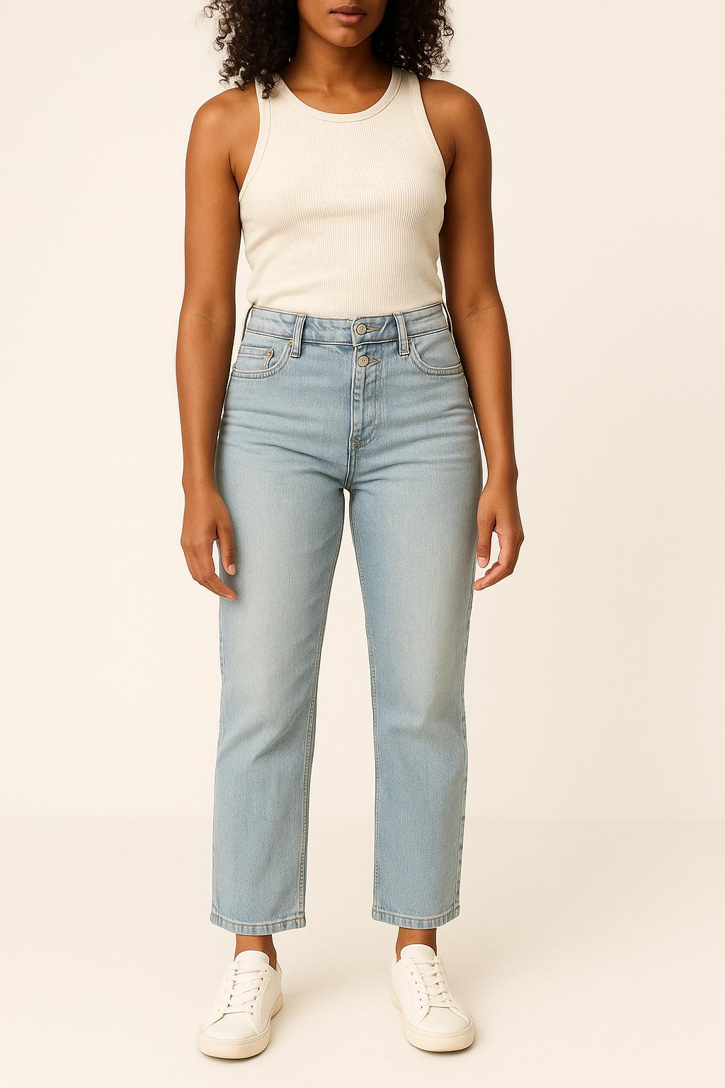 Jean Droit Bleu Clair - Taille XS/34 de la marque IKKS | PARAD50944 - Vendu par Paradigme - Image 1
