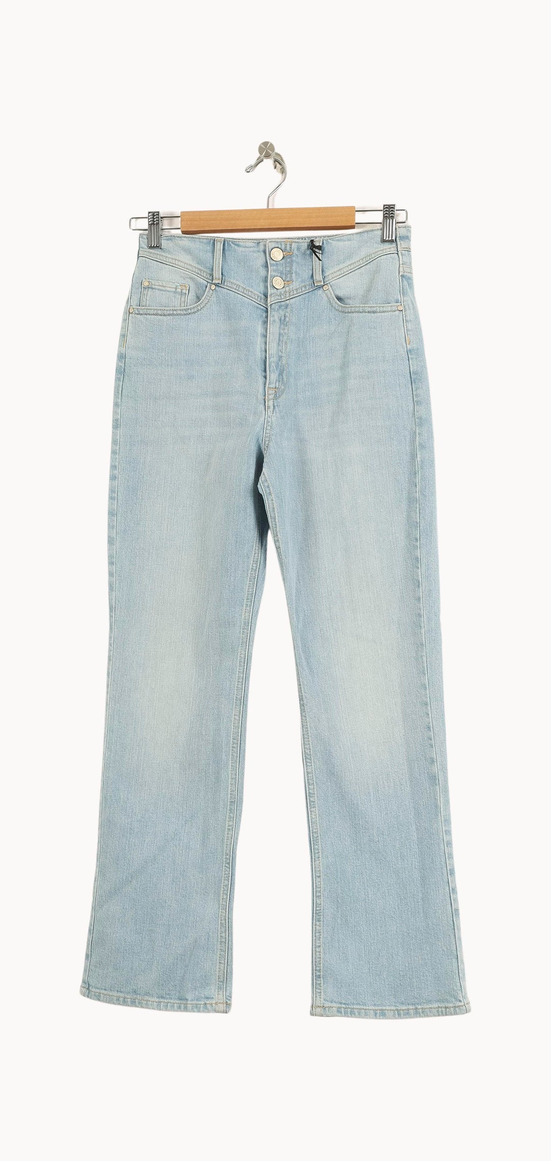 Jean Droit Bleu Clair - Taille XS/34 de la marque IKKS | PARAD50944 - Vendu par Paradigme - Image 2