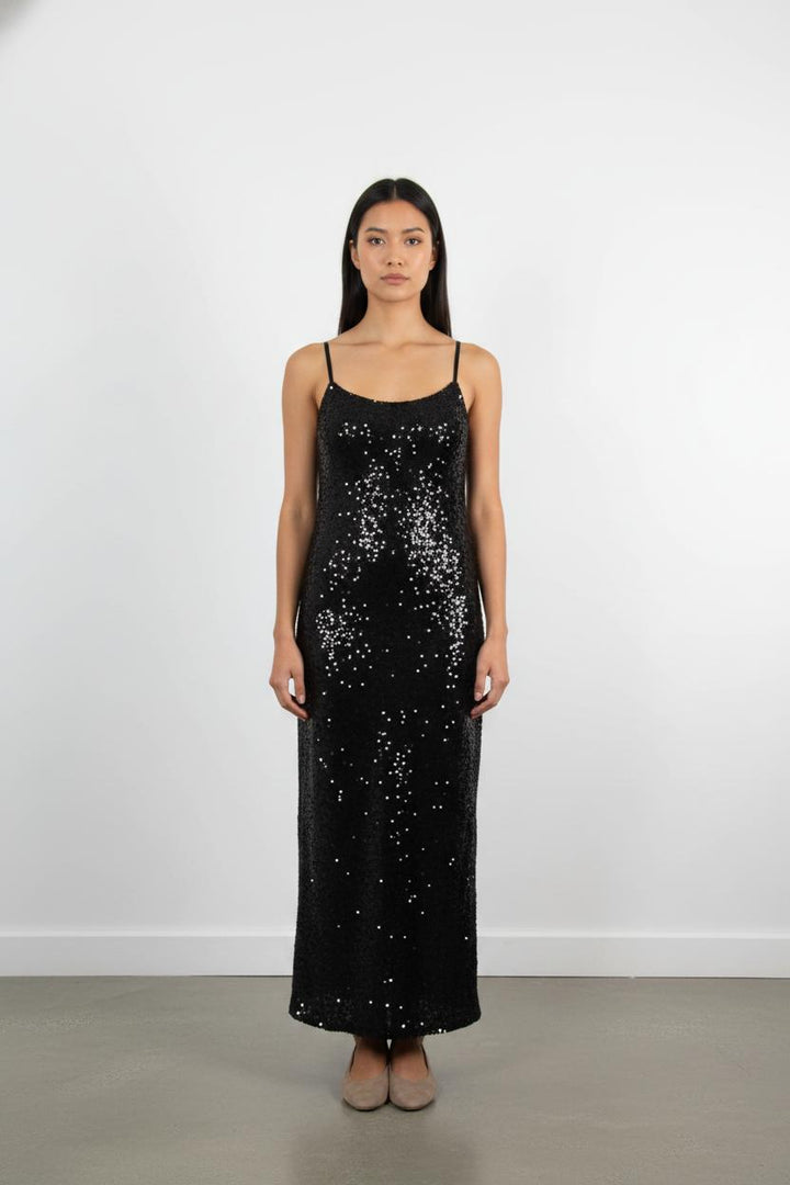 Robe à Paillettes Noire - Taille S/36