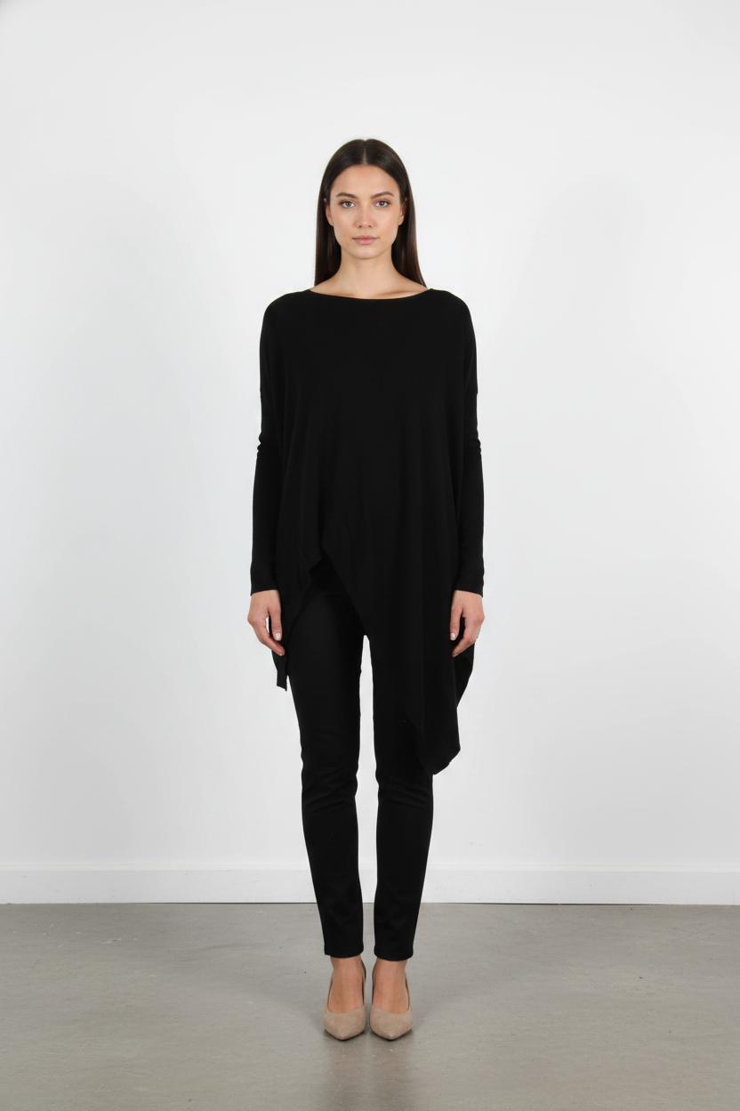 Robe Asymétrique Noire - Taille M/38