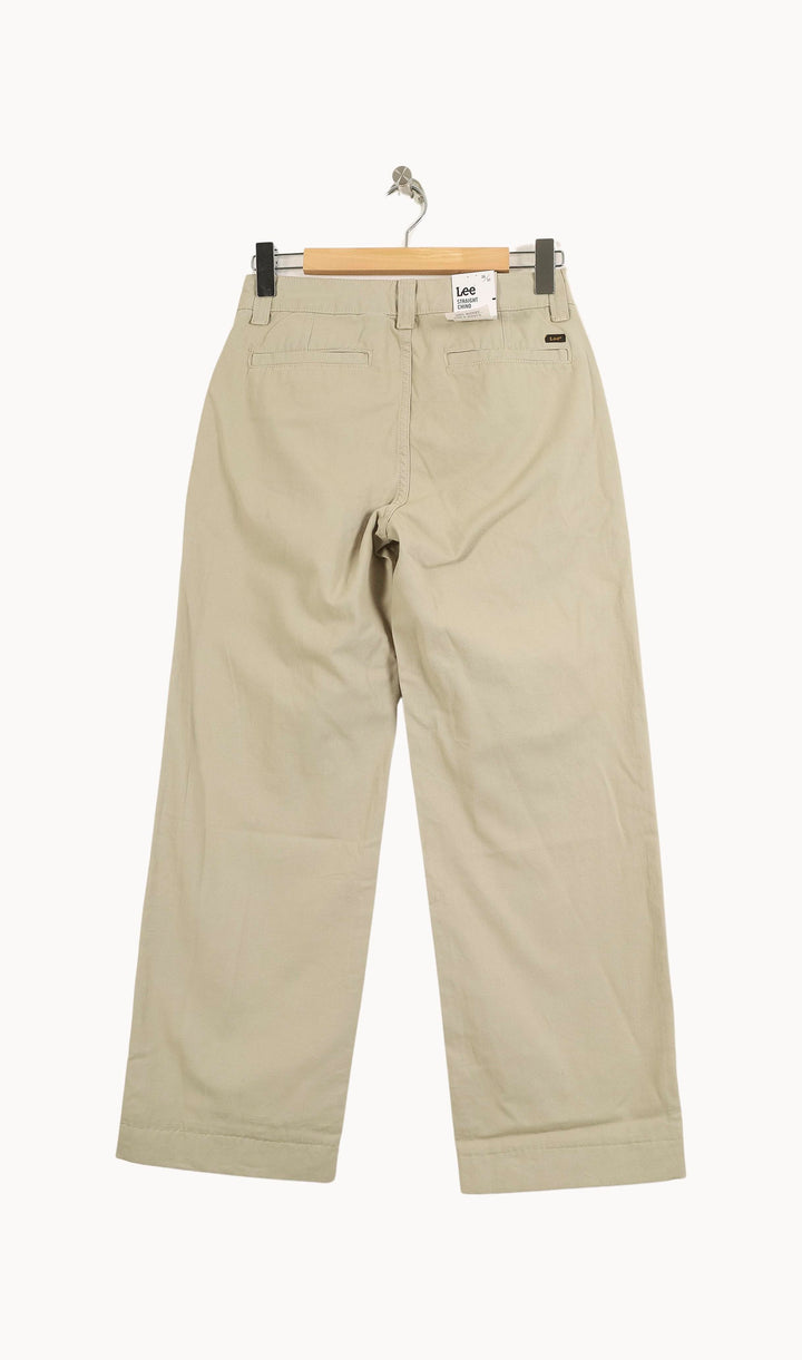 Pantalon Large Beige - Taille XS/34 de la marque Lee | PARAD50948 - Vendu par Paradigme - Image 4