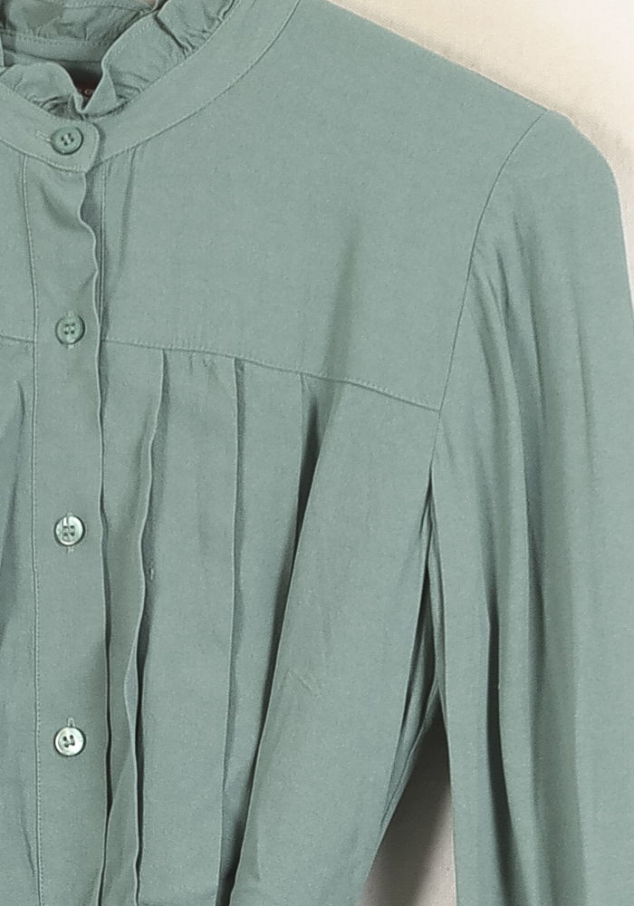 Robe Chemise Verte - Taille M/38 de la marque Comptoir des Cotonniers | PARAD50952 - Vendu par Paradigme - Image 3