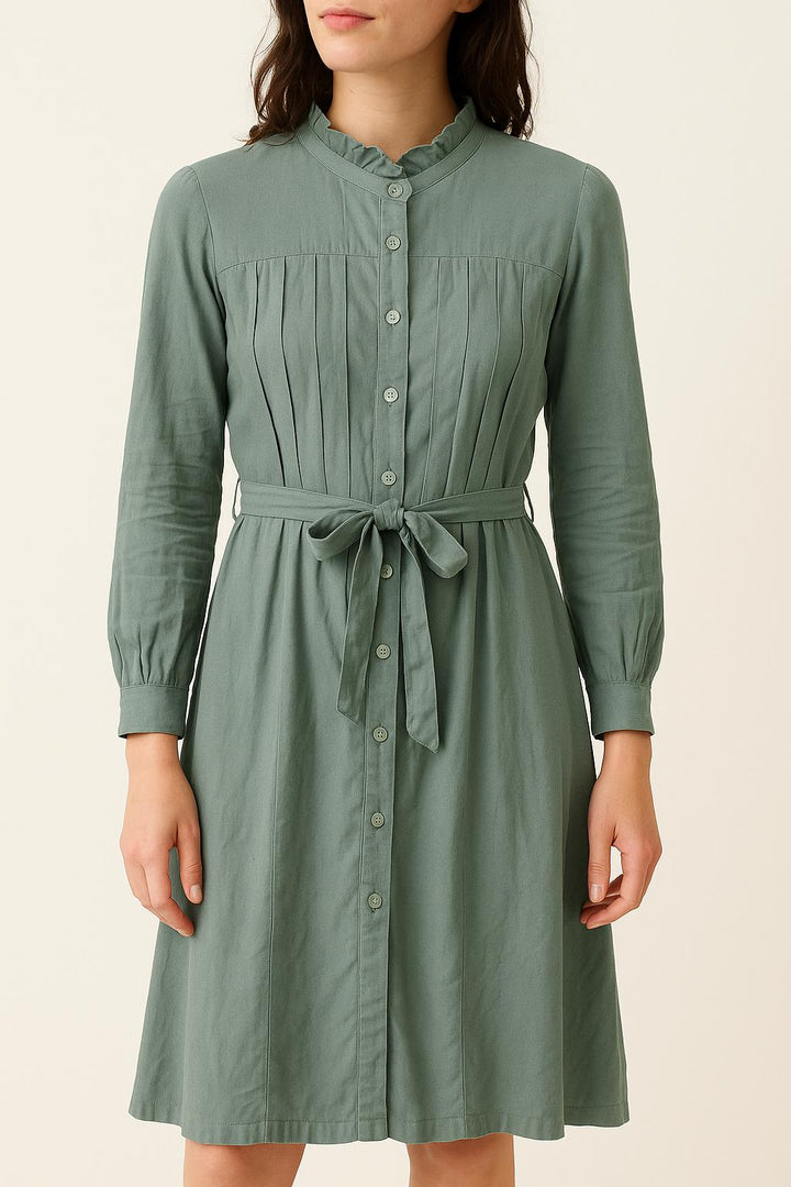 Robe Chemise Verte - Taille M/38 de la marque Comptoir des Cotonniers | PARAD50952 - Vendu par Paradigme - Image 1