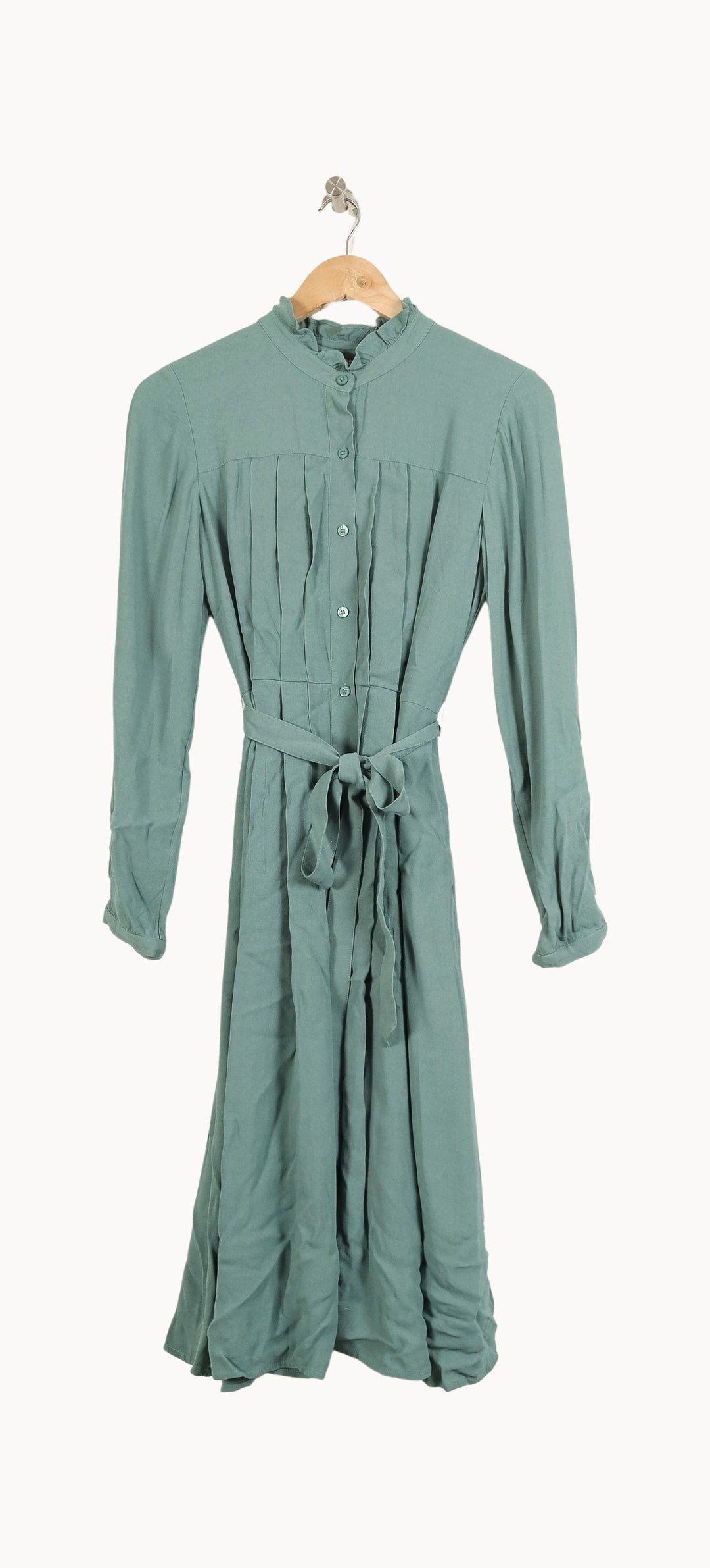 Robe Chemise Verte - Taille M/38 de la marque Comptoir des Cotonniers | PARAD50952 - Vendu par Paradigme - Image 2
