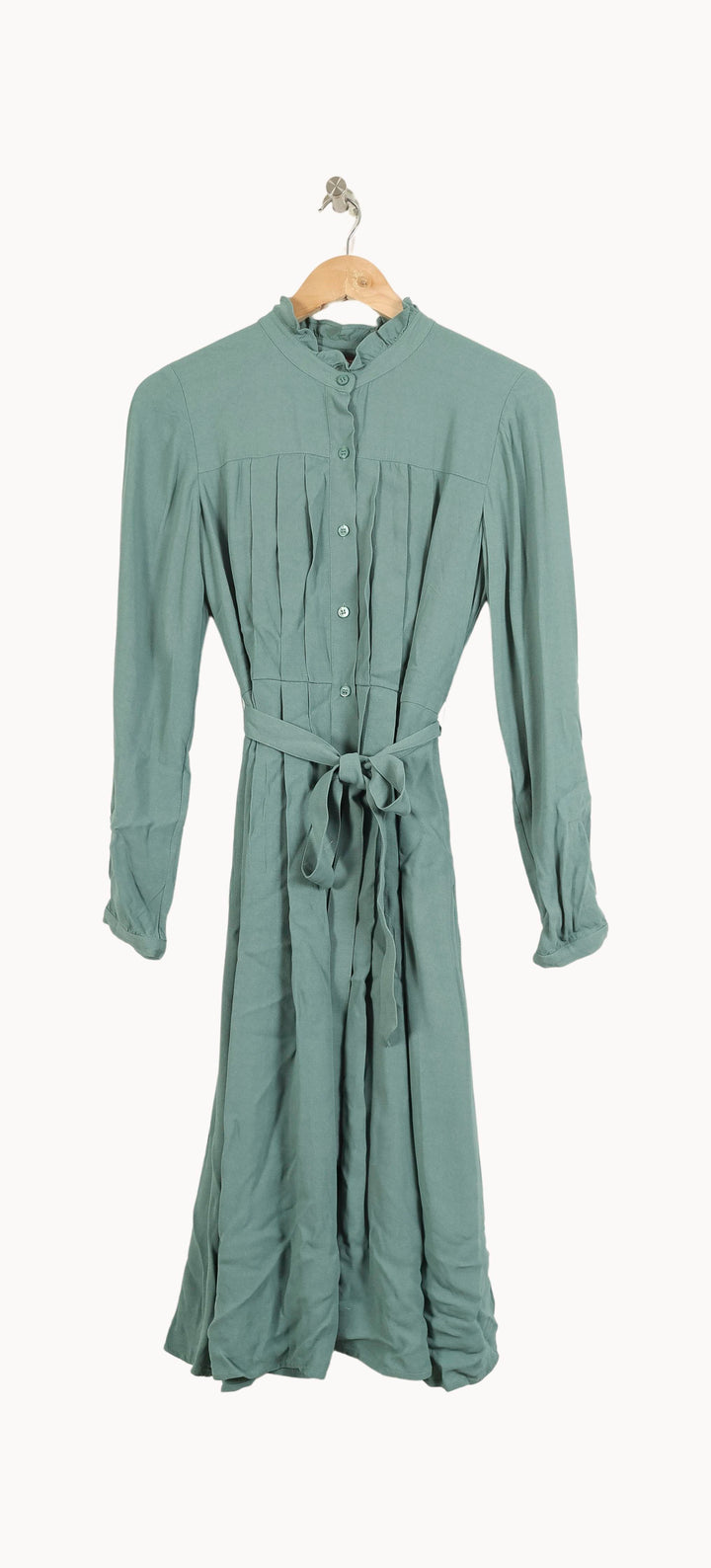 Robe Chemise Verte - Taille M/38 de la marque Comptoir des Cotonniers | PARAD50952 - Vendu par Paradigme - Image 2