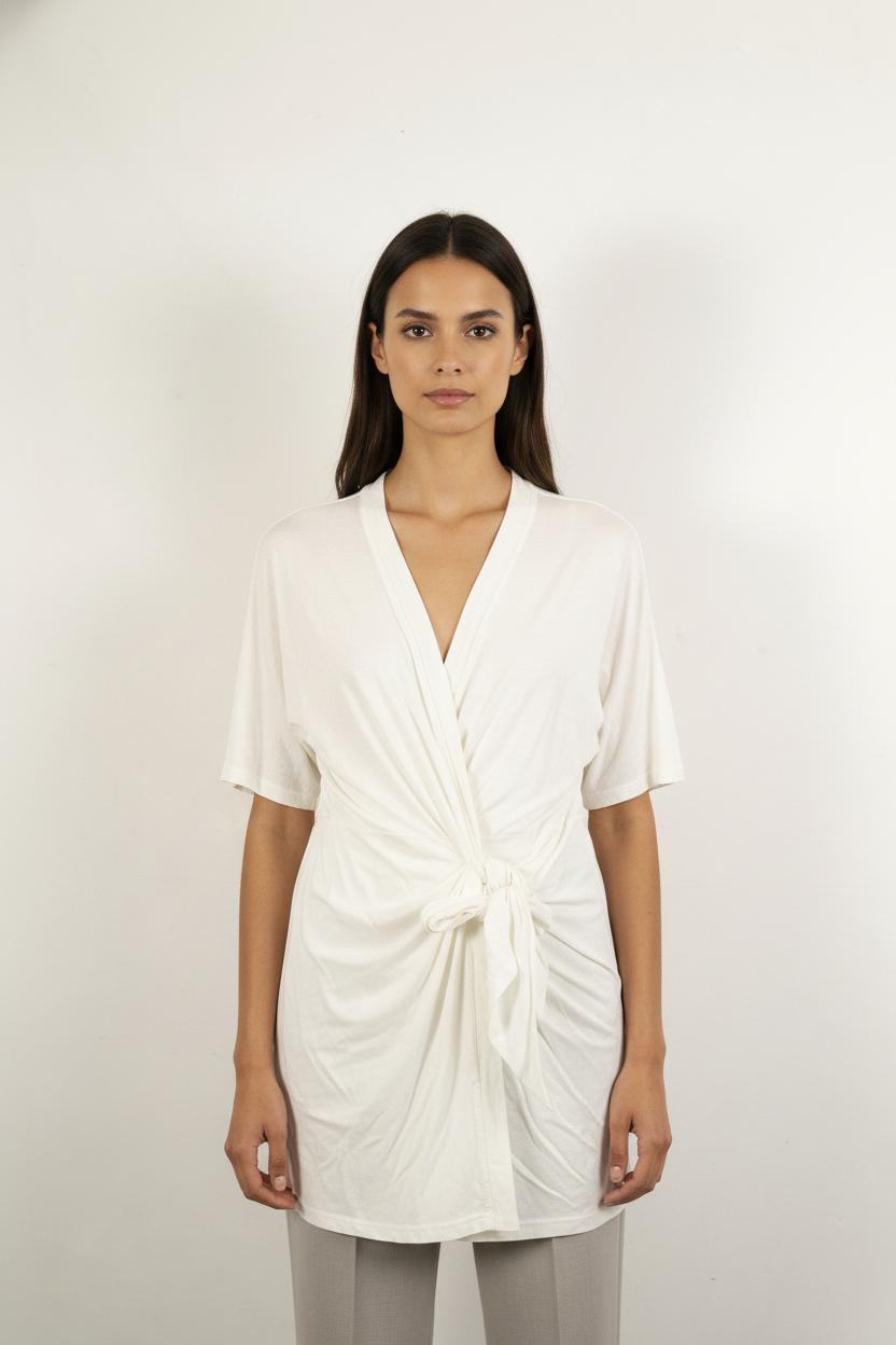 Robe Cache-Cœur Blanche - Taille M/38