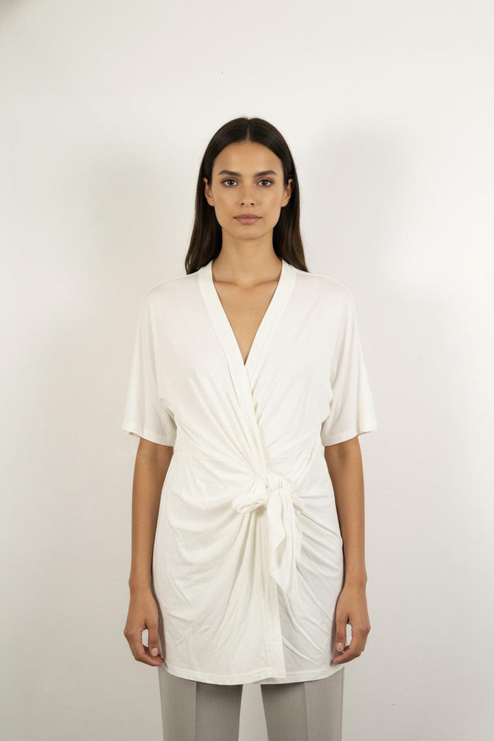 Robe Cache-Cœur Blanche - Taille M/38