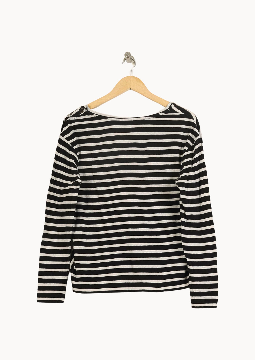 T-shirt Noir et Blanc - Taille S/36 de la marque One Step | PARAD50970 - Vendu par Paradigme - Image 4