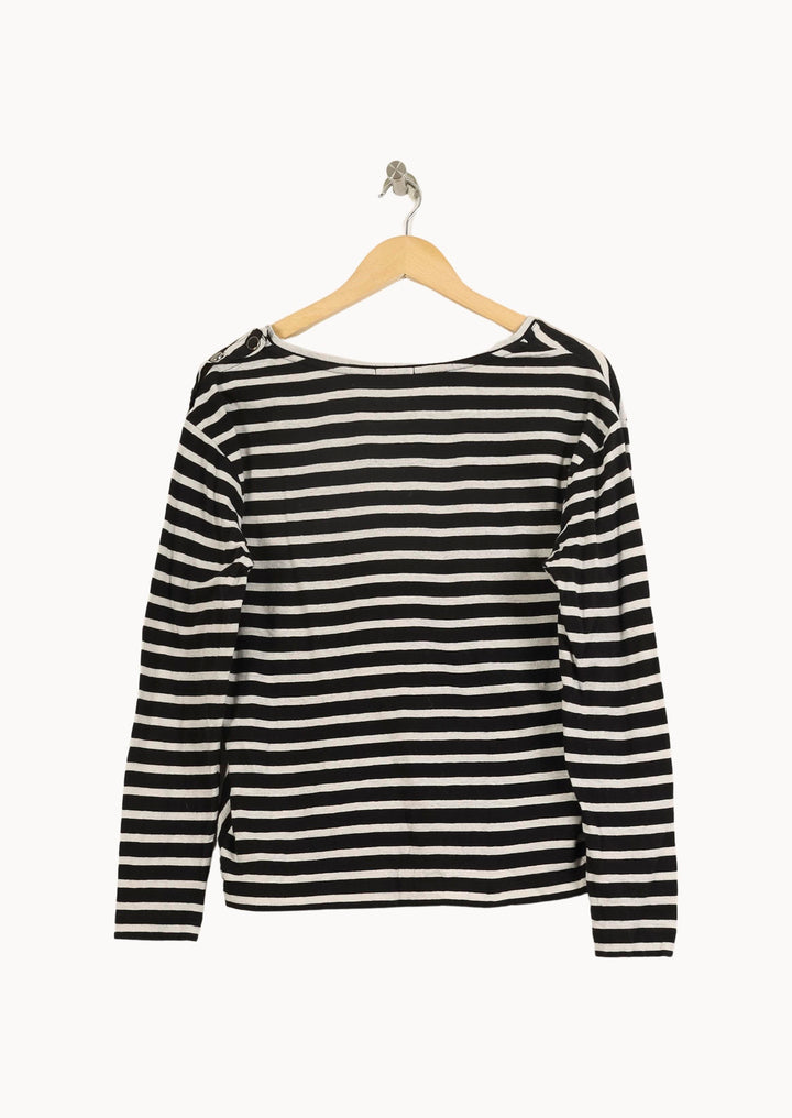 T-shirt Noir et Blanc - Taille S/36 de la marque One Step | PARAD50970 - Vendu par Paradigme - Image 4