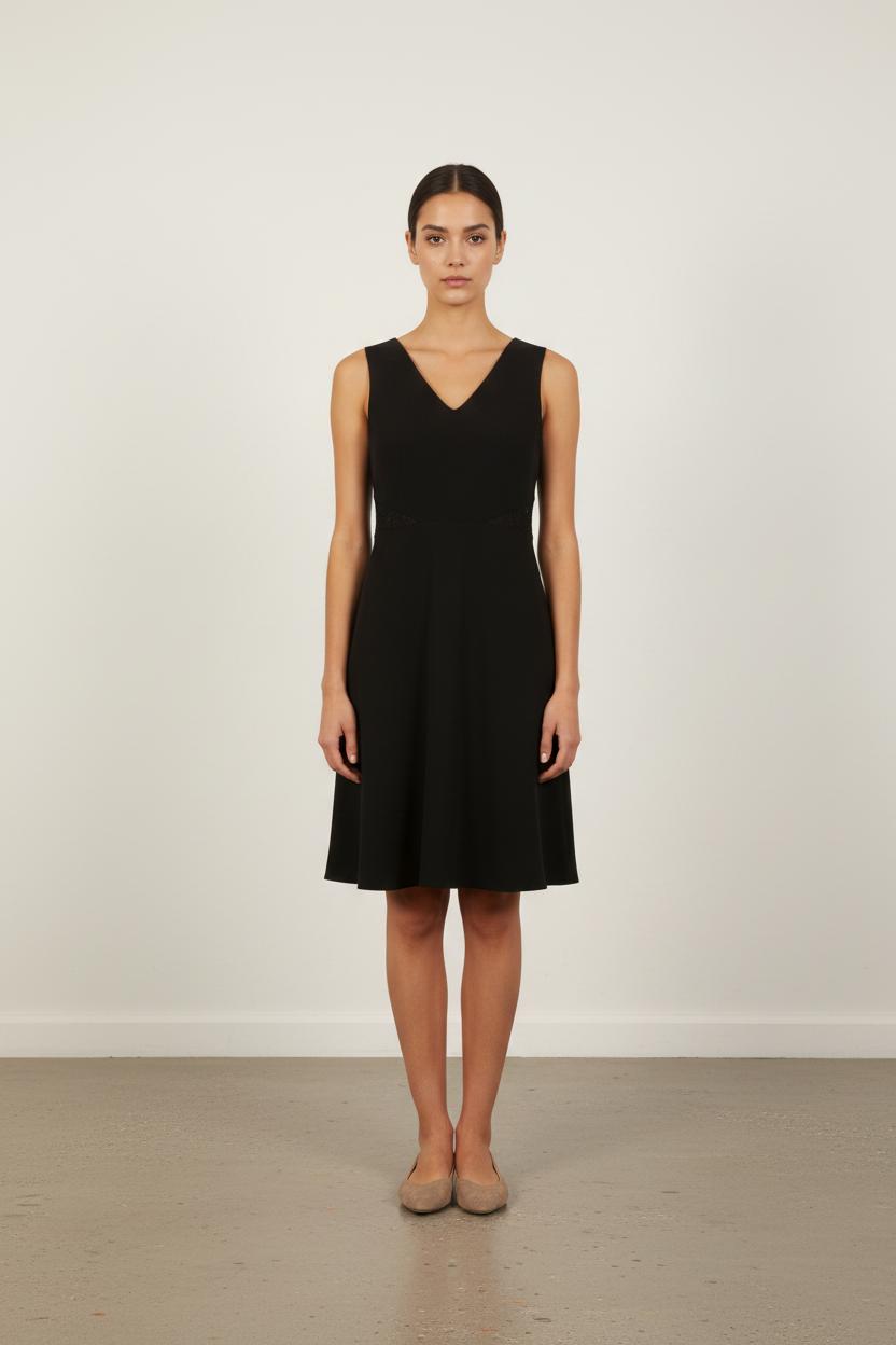 Robe Évasée Noire - Taille M/38