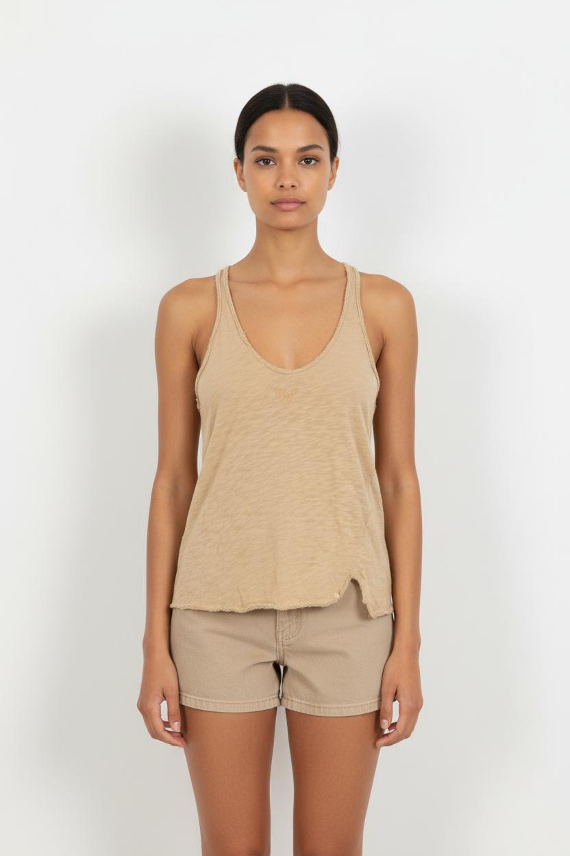 Débardeur Beige - Taille XS/34