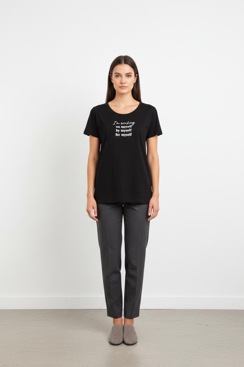 Tee-shirt Noir - Taille L/40