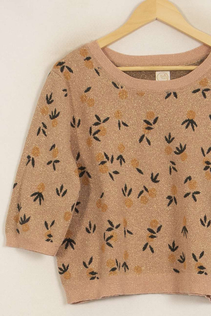 Pull Orange et Noir - Taille L/40 de la marque Des petits hauts | PARAD50992 - Vendu par Paradigme - Image 3