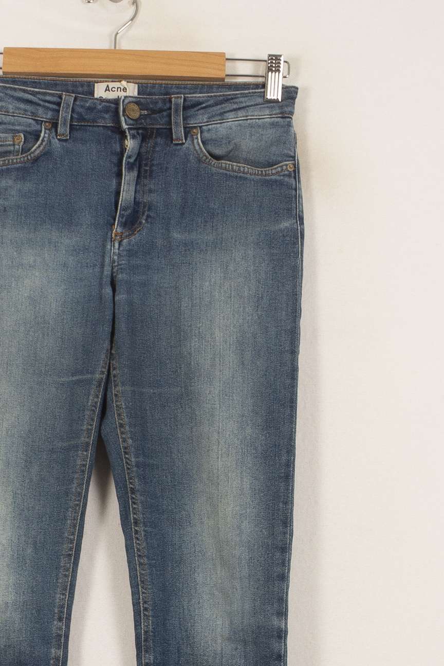 Jean Slim Bleu - Taille S/36 de la marque Acne Studios | PARAD51000 - Vendu par Paradigme - Image 3