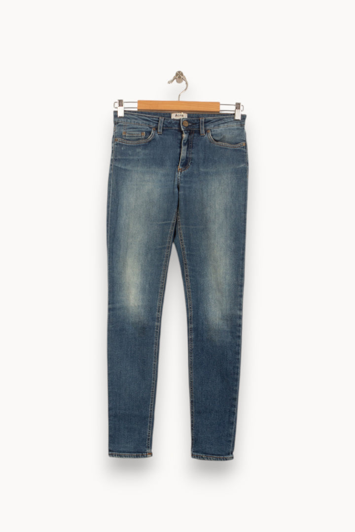 Jean Slim Bleu - Taille S/36 de la marque Acne Studios | PARAD51000 - Vendu par Paradigme - Image 2