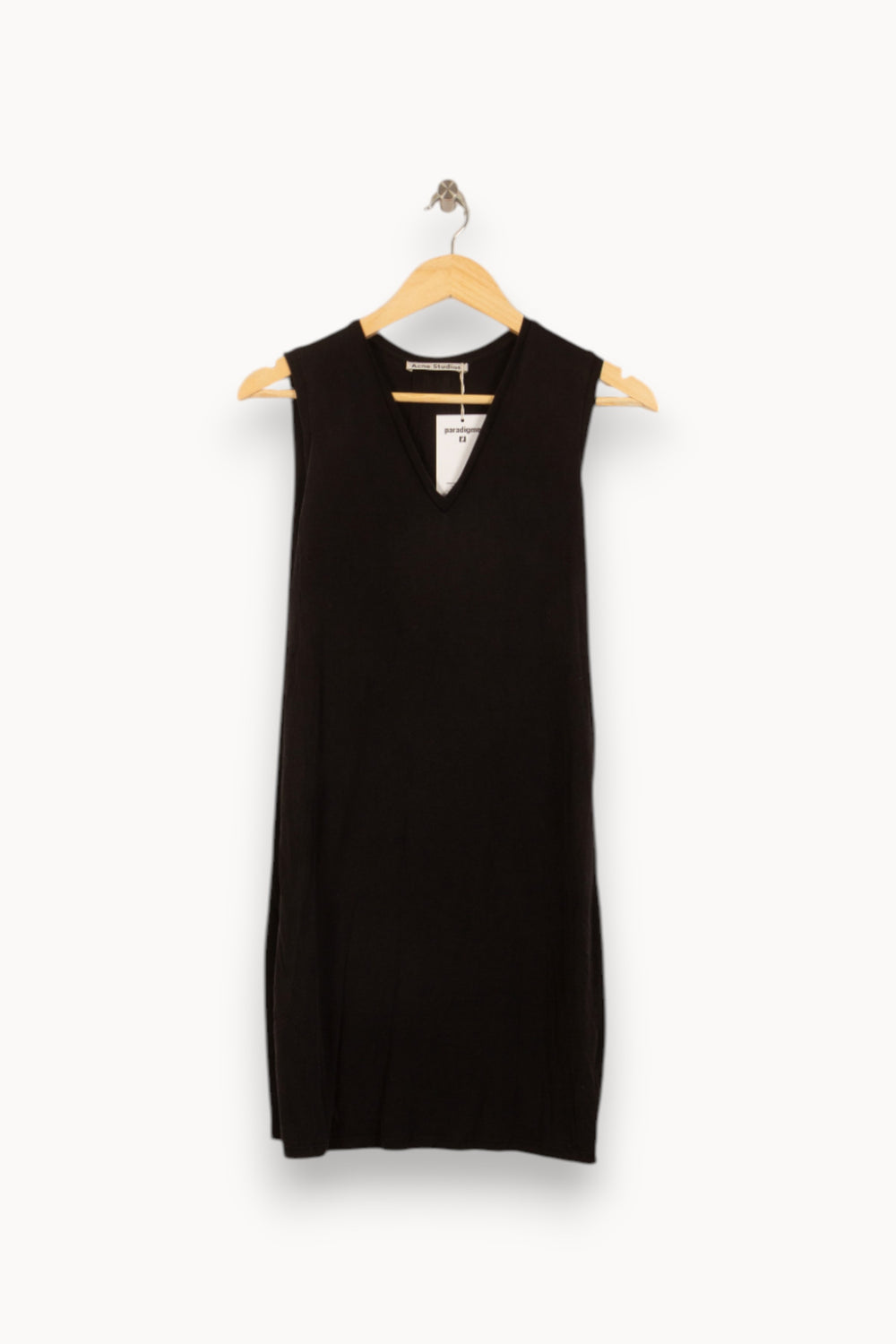 Robe Midi Noire - Taille XS/34 de la marque Acne Studios | PARAD51003 - Vendu par Paradigme - Image 2