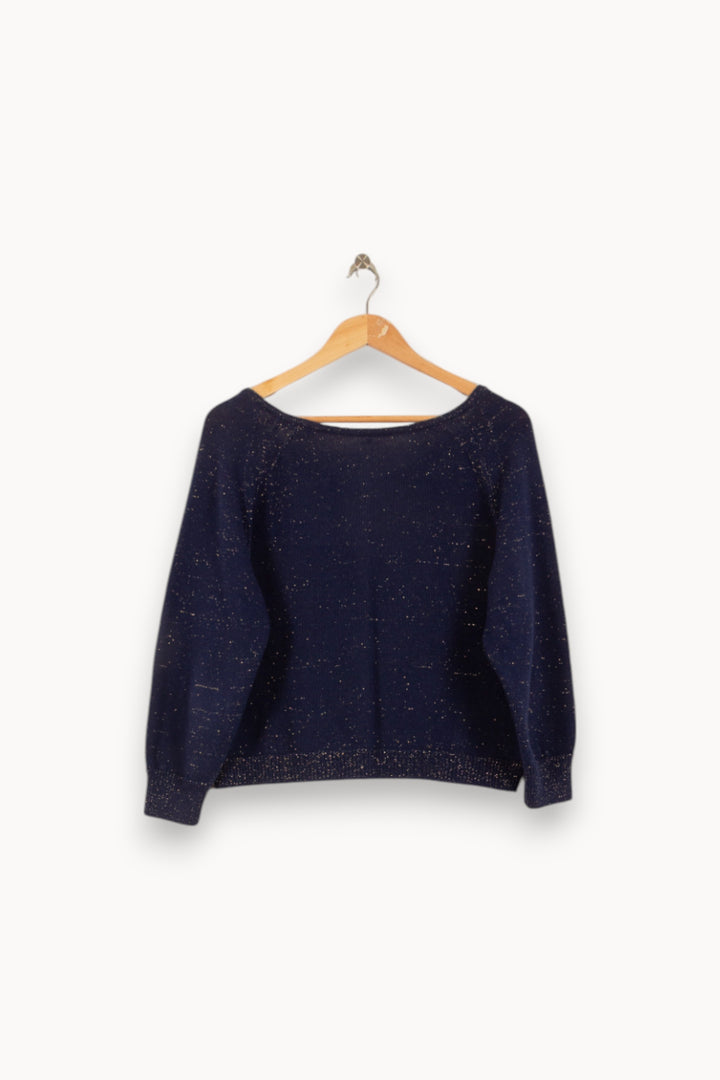 Cardigan Bleu - Taille S/36 de la marque One Step | PARAD51011 - Vendu par Paradigme - Image 4