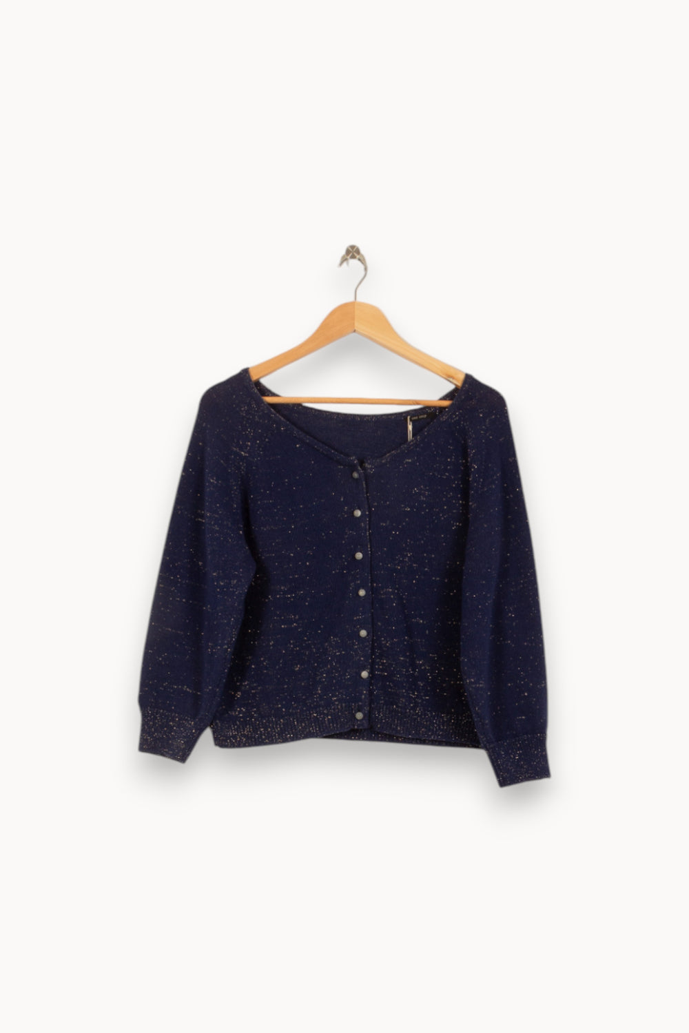 Cardigan Bleu - Taille S/36 de la marque One Step | PARAD51011 - Vendu par Paradigme - Image 2
