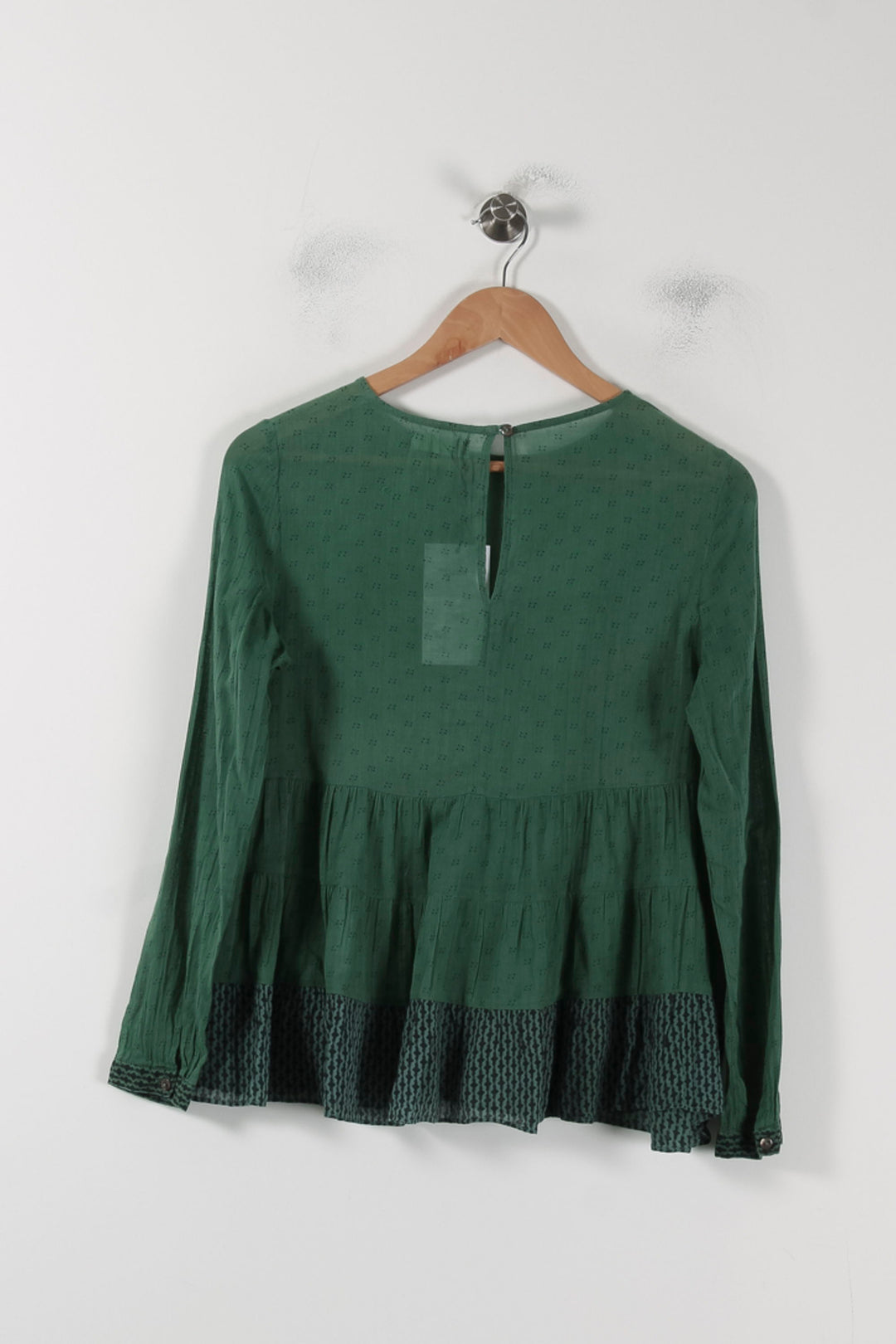 Blouse Verte - Taille XS/34 de la marque ba&sh | PARAD51210 - Vendu par Paradigme - Image 4