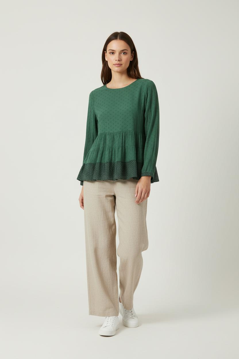 Blouse Verte - Taille XS/34 de la marque ba&sh | PARAD51210 - Vendu par Paradigme - Image 1